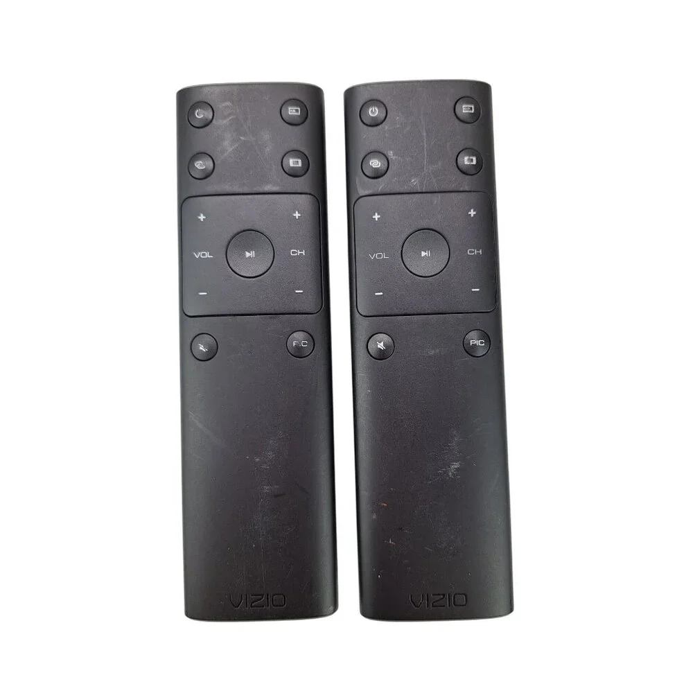 Vizio Remote Controls XRT132 Smart TVs Set Of 2 Black Lot Bundle OEM Original